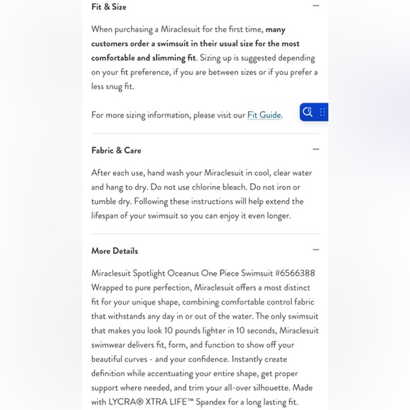 NWT Oceanus Miraclesuit One Piece - Picture 4 of 9